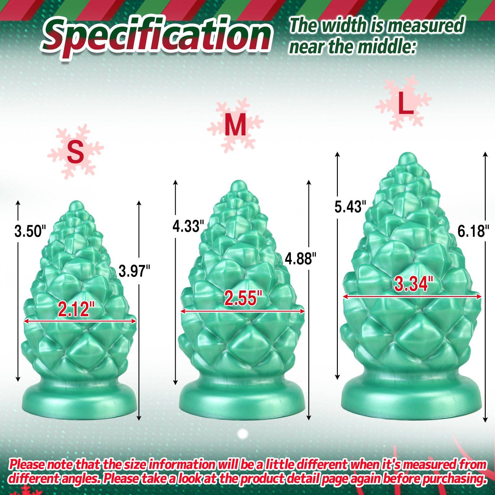 Pine Cone 6 Inch Huge Butt Plug - Tarisss Sex Toy Store