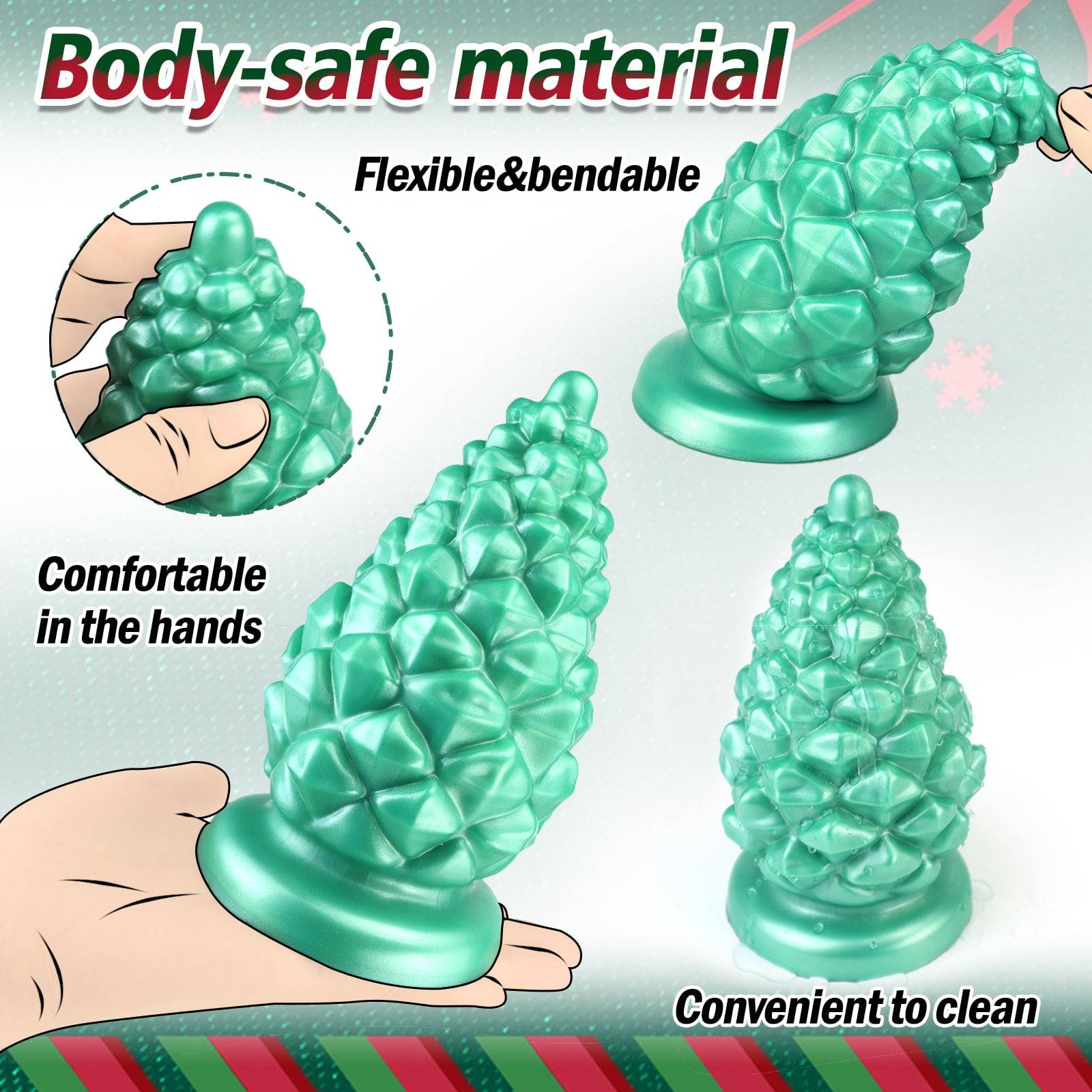 Pine Cone 6 Inch Huge Butt Plug - Tarisss Sex Toy Store