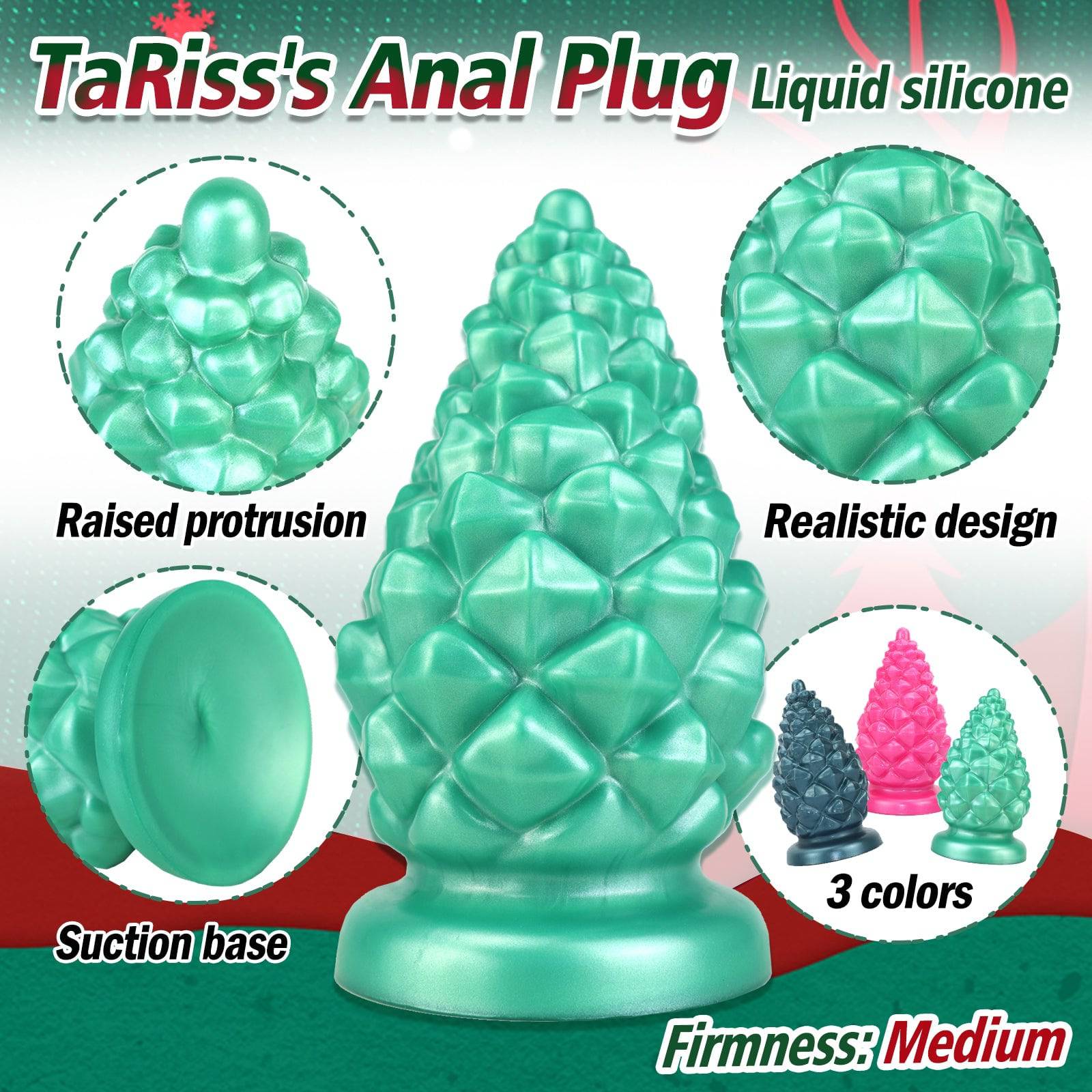 Pine Cone 6 Inch Huge Butt Plug - Tarisss Sex Toy Store