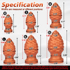 Pinecone Huge Butt Plug - Tarisss Sex Toy Store
