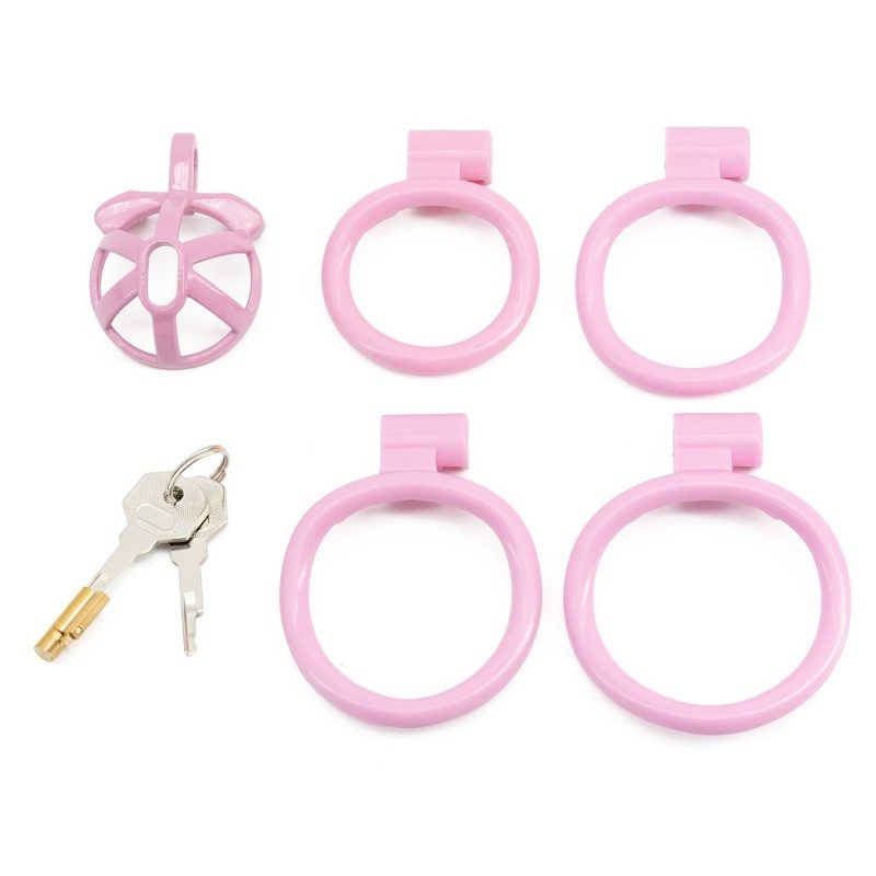 Hollow out glans chastity lock