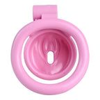 Pink Resin Male Sissy Chastity Cage - Tarisss Sex Toy Store