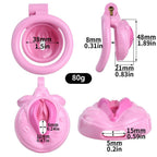 Pink Resin Male Sissy Chastity Cage - Tarisss Sex Toy Store