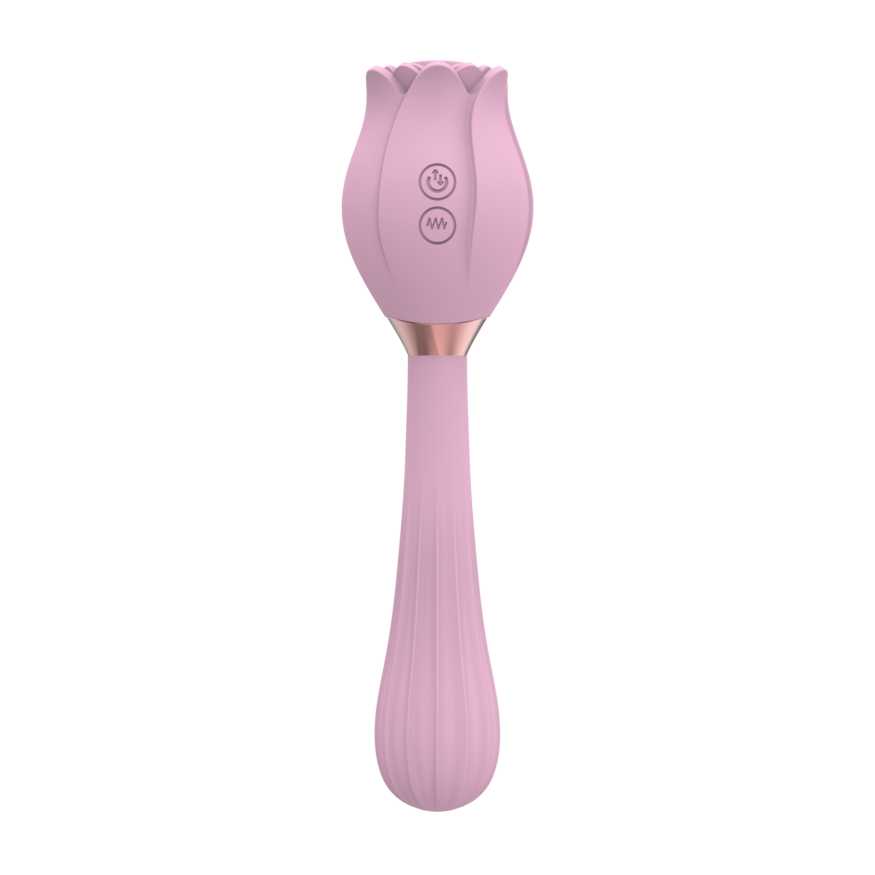 Rose Clit Sucking G Spot Vibrator - Handheld Nipple Sucker Female Sex Toys