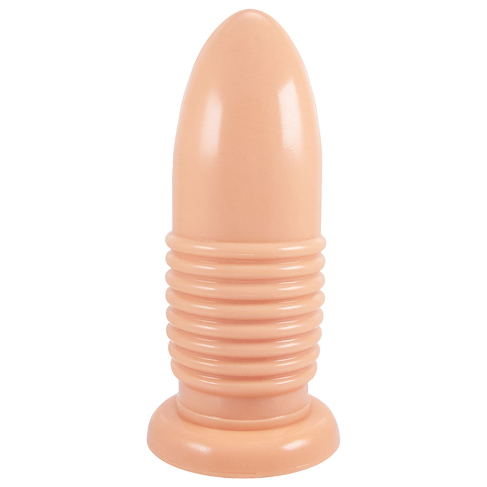 Big Bullet Anal Dildo Butt Plug - Soft Suction Cup Hands-free Sex Toys for Women Men