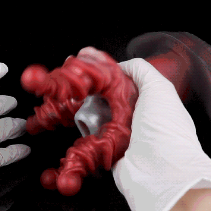 Nerivelle Alien Tentacle Butt Plug – Pocket Pussy, Penis Sleeve & Anal Plug | Platinum Silicone Sex Toy