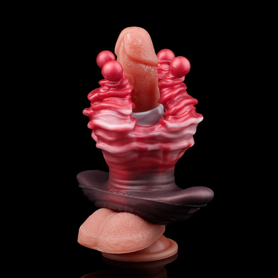 Nerivelle Alien Tentacle Butt Plug – Pocket Pussy, Penis Sleeve & Anal Plug | Platinum Silicone Sex Toy