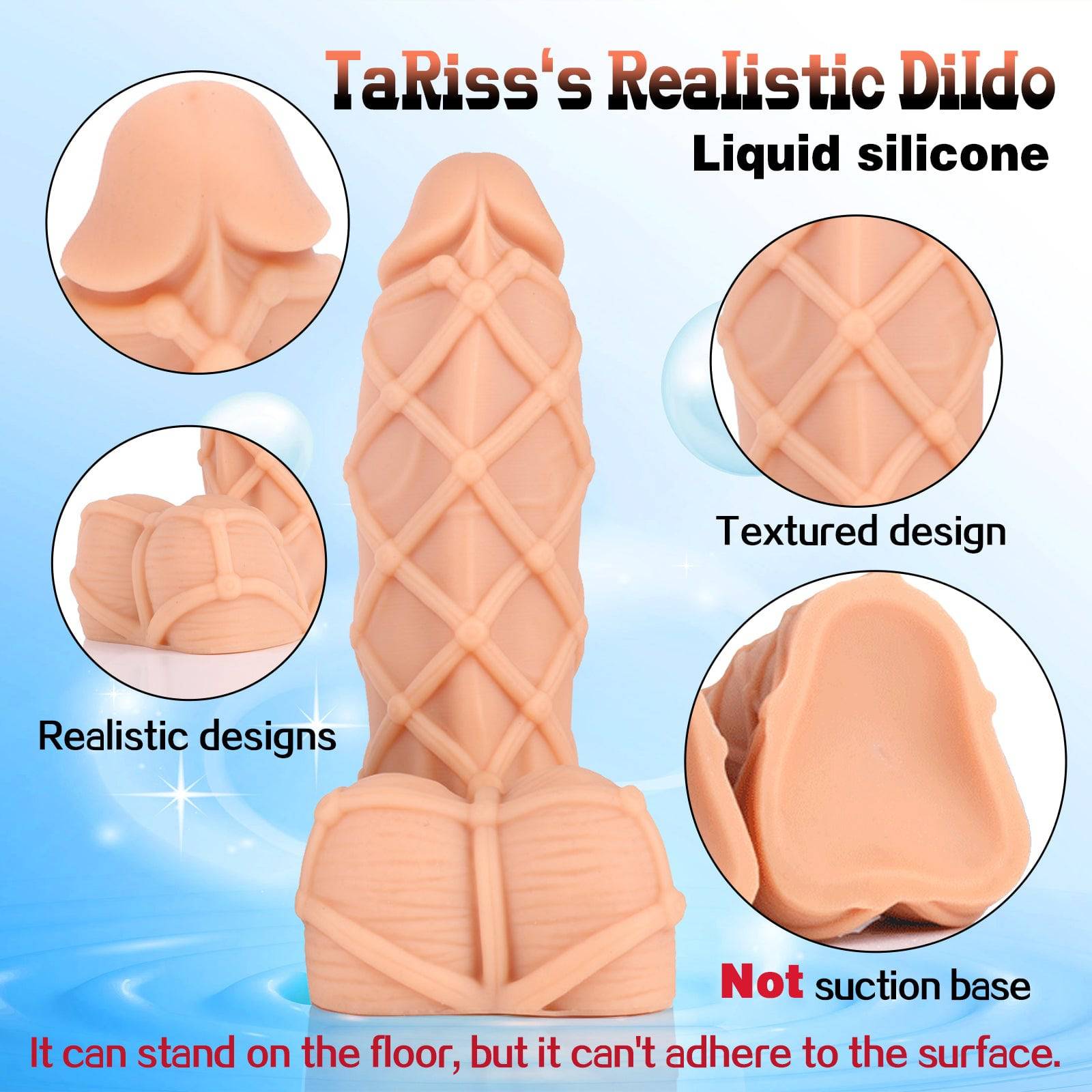 Predator 11 Inch Huge Textured Realistic Dildo - Tarisss Sex Toy Store