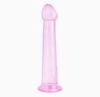 Premium Pink Transparent Glass Dildo - Luxury Crystal Anal Plug with 3 Size Options - Tarisss Sex Toy Store