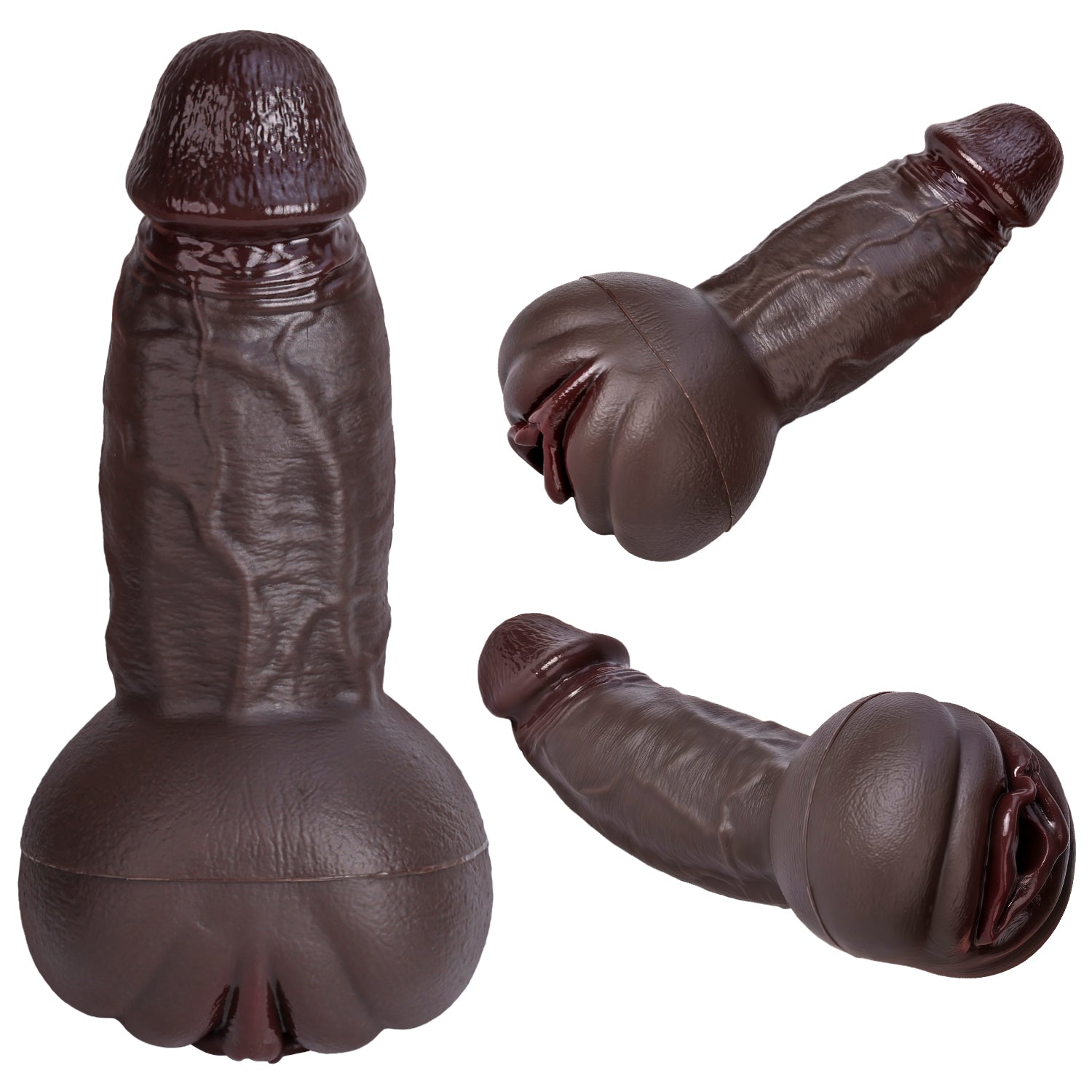 Premium Realistic Silicone Dual - Function Masturbation Toy - Tarisss Sex Toy Store