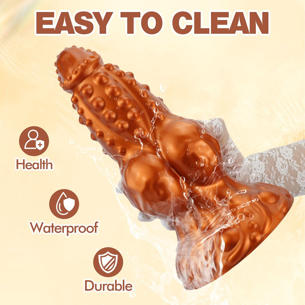 Premium Silicone Butt Plug with Textured Warts & Suction Base - Tarisss Sex Toy Store