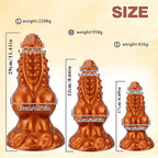 Premium Silicone Butt Plug with Textured Warts & Suction Base - Tarisss Sex Toy Store
