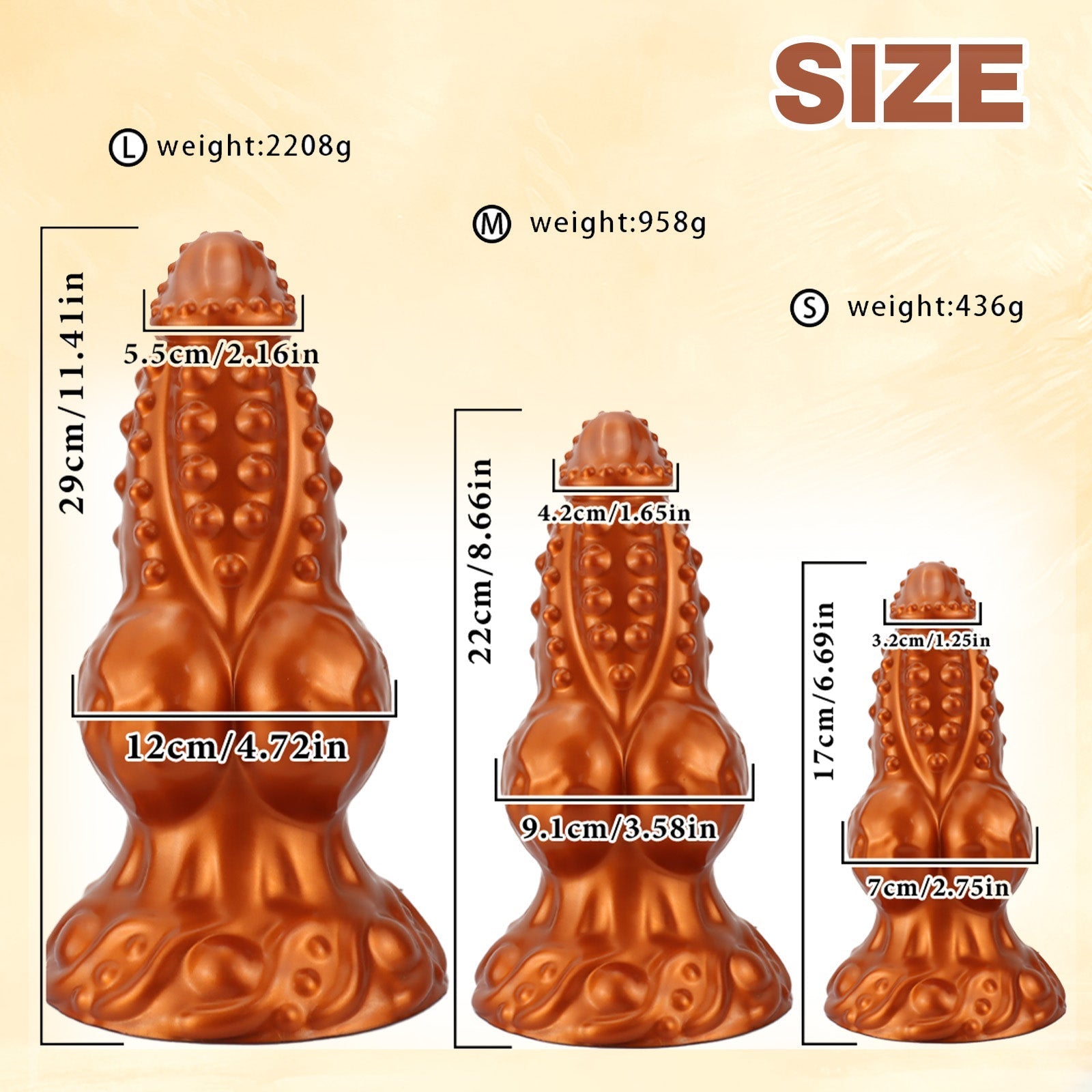 Premium Silicone Butt Plug with Textured Warts & Suction Base - Tarisss Sex Toy Store