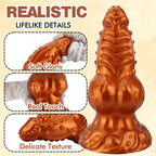 Premium Silicone Butt Plug with Textured Warts & Suction Base - Tarisss Sex Toy Store