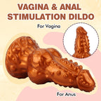 Premium Silicone Butt Plug with Textured Warts & Suction Base - Tarisss Sex Toy Store