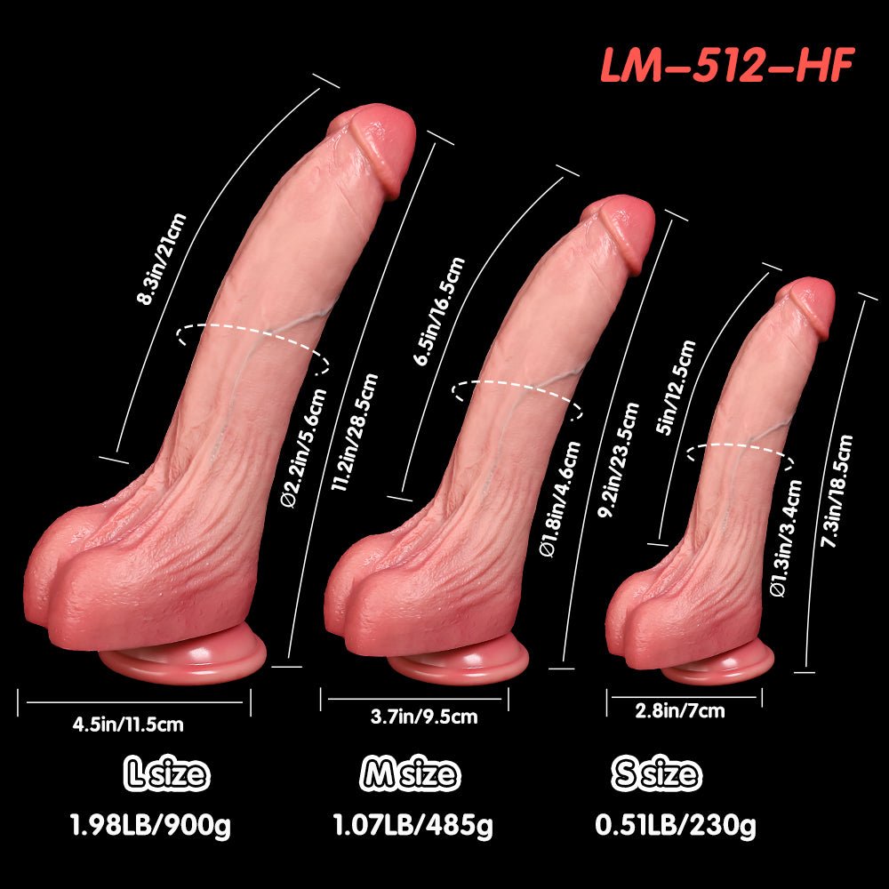 Premium Ultra - Realistic Silicone Dildo with Heavy Suction Base - Tarisss Sex Toy Store