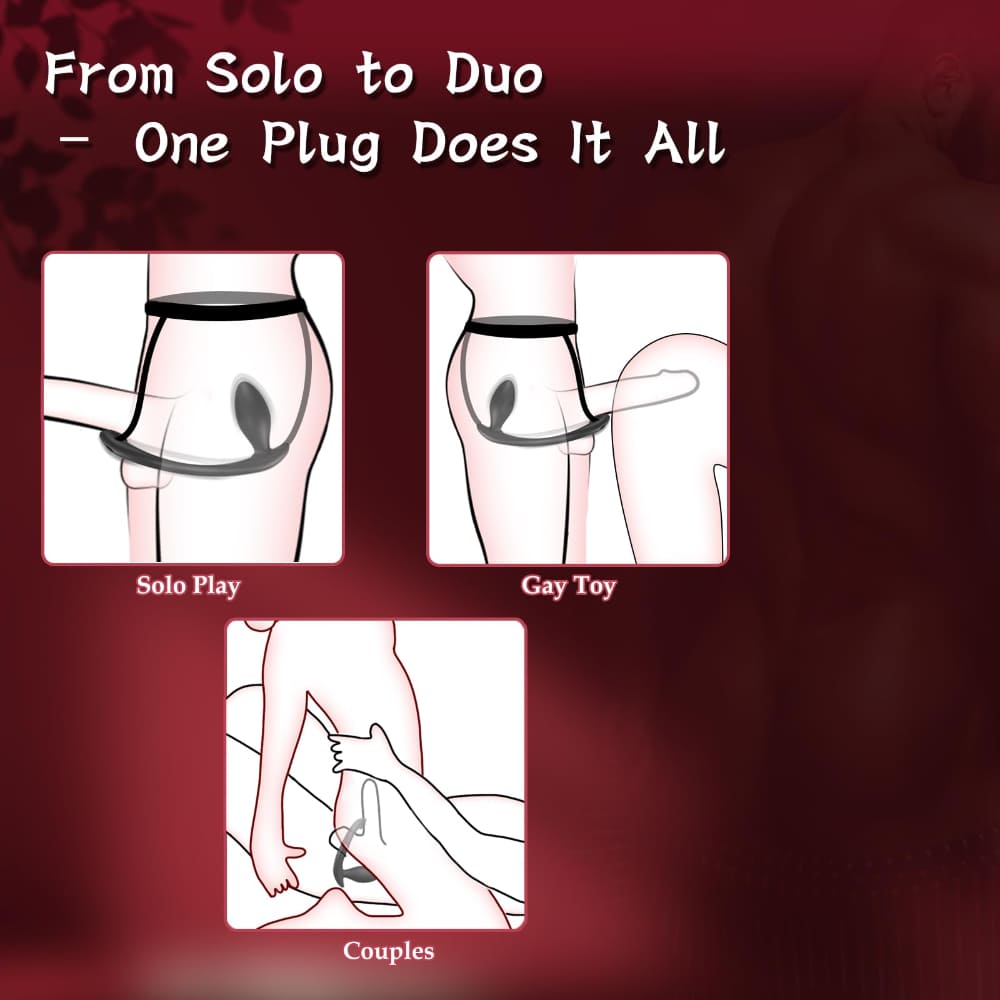 Dale - Strap On Vibrating Butt Plug - Prostate Massager - Clitoral Vibrator