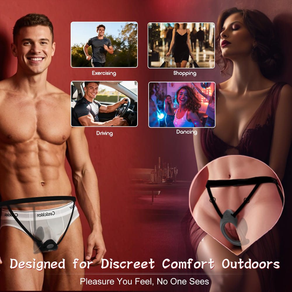 Dale - Strap On Vibrating Butt Plug - Prostate Massager - Clitoral Vibrator