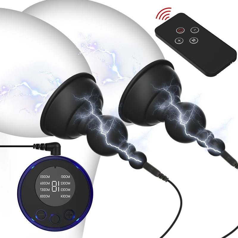 Pulse & Suction Advanced Electro-Stimulation & Vacuum Cupping Combo Kit - Tarisss Sex Toy Store
