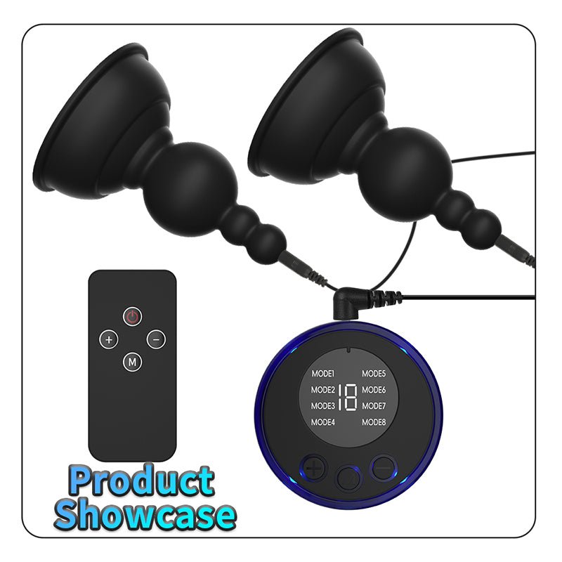 Pulse & Suction Advanced Electro-Stimulation & Vacuum Cupping Combo Kit - Tarisss Sex Toy Store