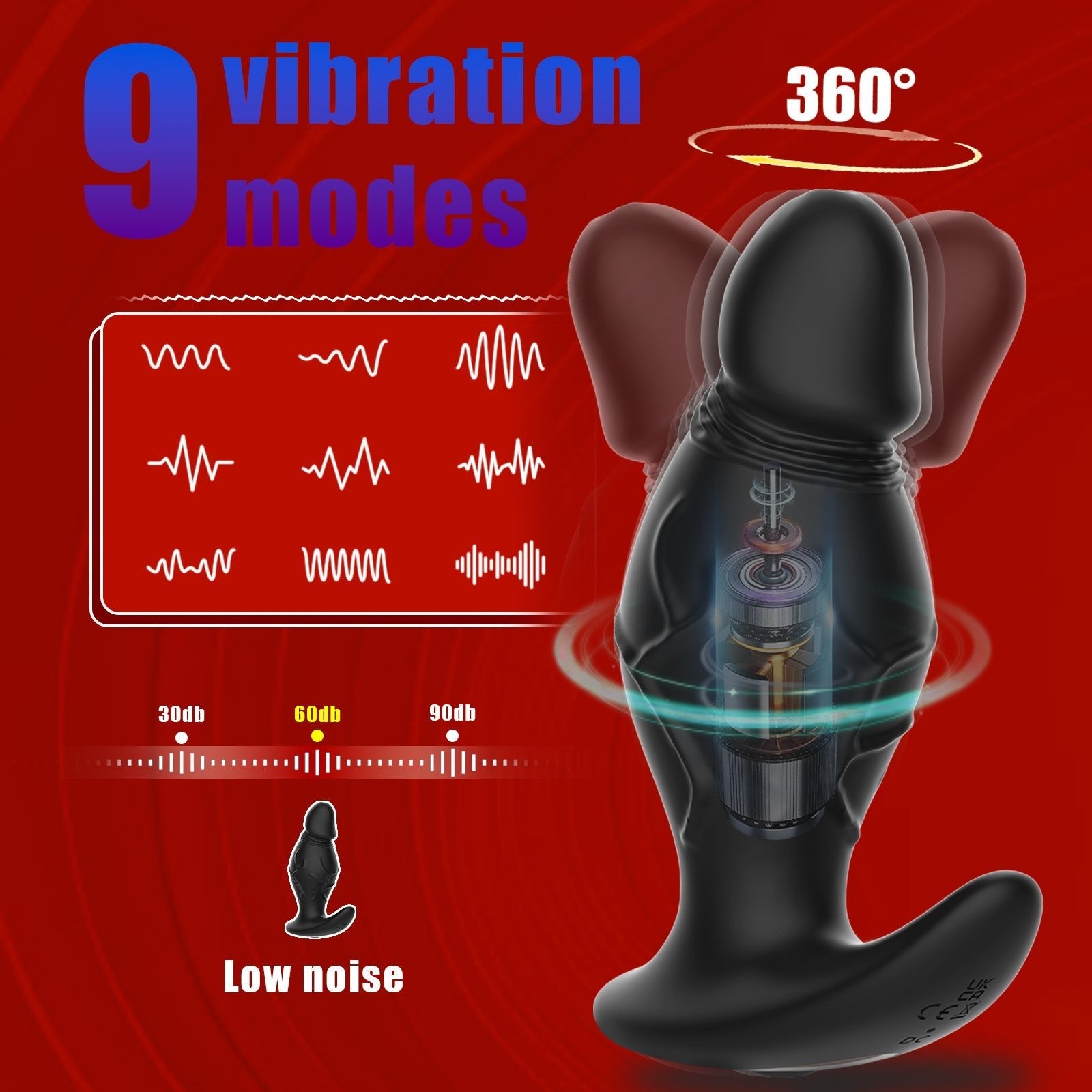 PulseWave Pro Vibrating Plug – Rechargeable Soft Silicone Anal Toy - Tarisss Sex Toy Store