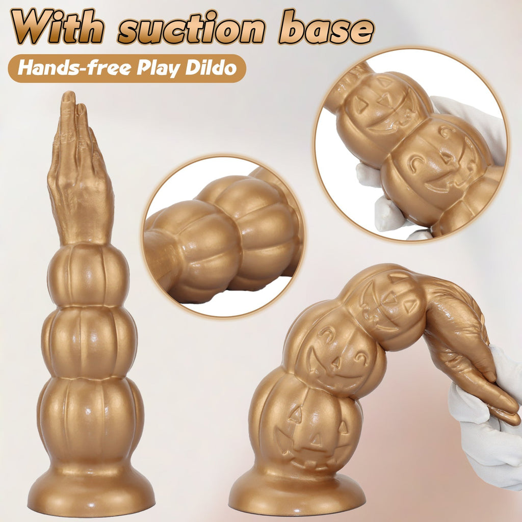 Pumpkin Pleasure Plug with Suction Cup - Tarisss Sex Toy Store
