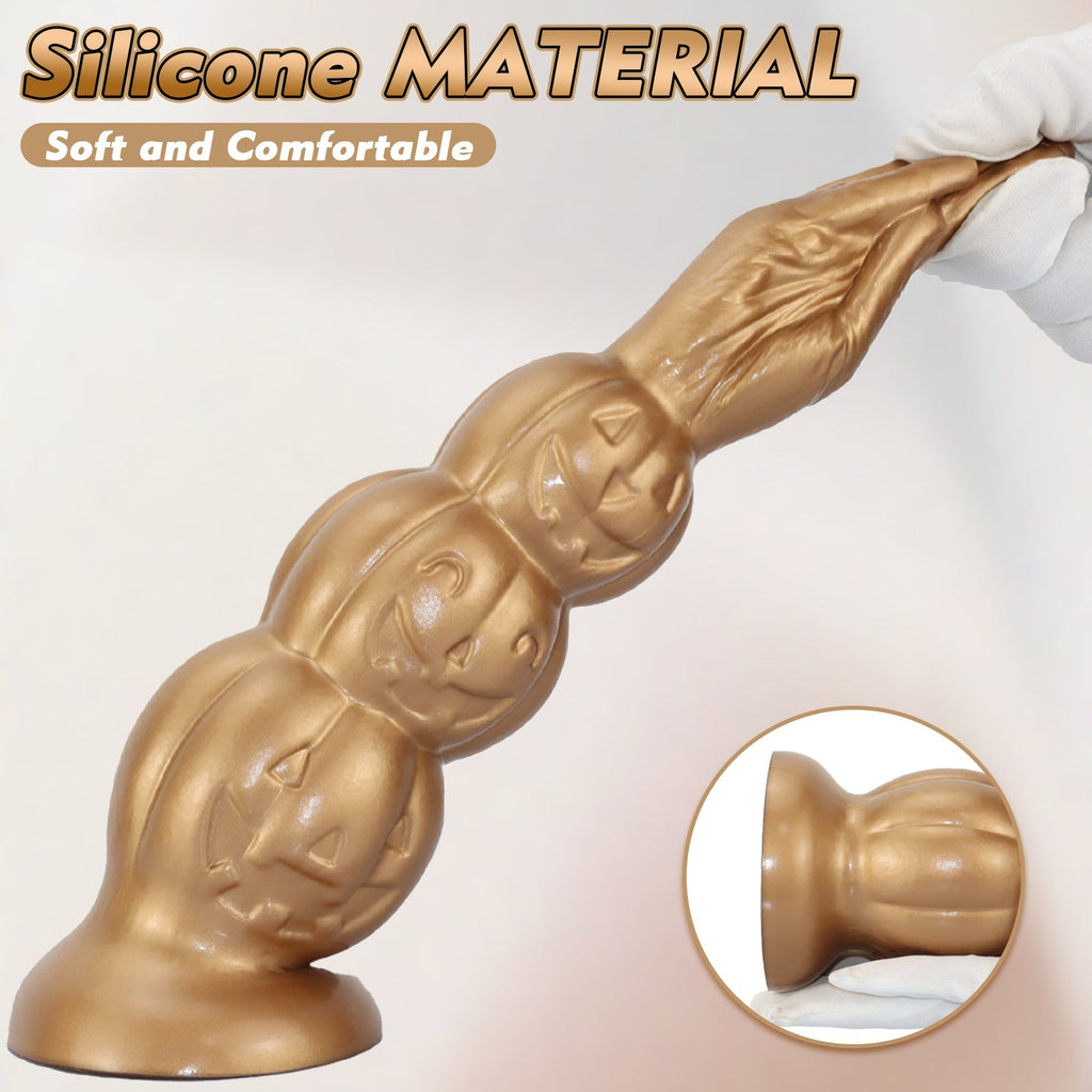 Pumpkin Pleasure Plug with Suction Cup - Tarisss Sex Toy Store