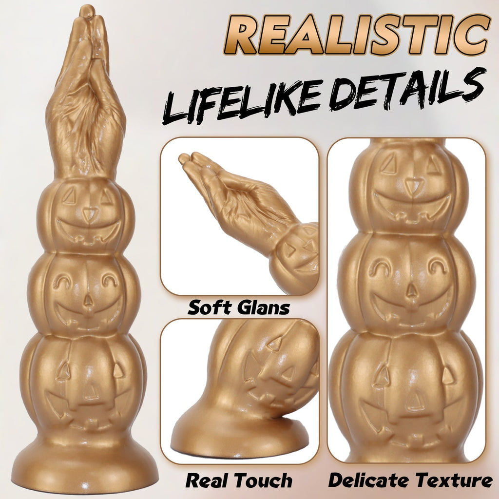 Pumpkin Pleasure Plug with Suction Cup - Tarisss Sex Toy Store