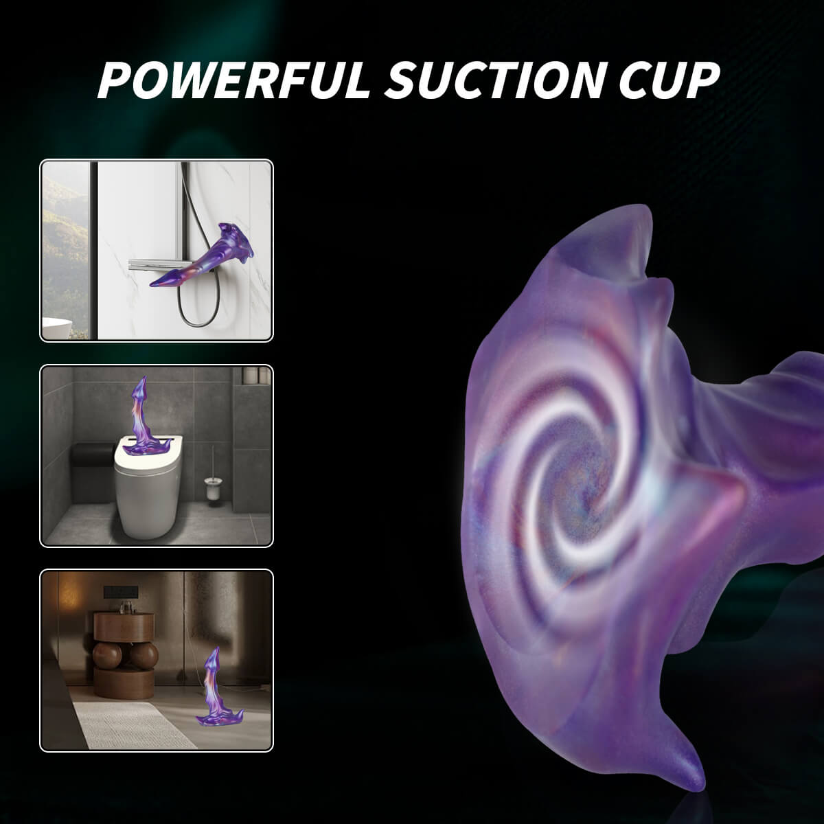 Purple Monster 8 Inch Fantasy Alien Dildo - Tarisss Sex Toy Store