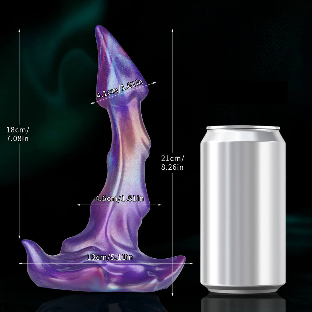 Purple Monster 8 Inch Fantasy Alien Dildo - Tarisss Sex Toy Store