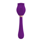 Rose Clit Sucking G Spot Vibrator - Handheld Nipple Sucker Female Sex Toys