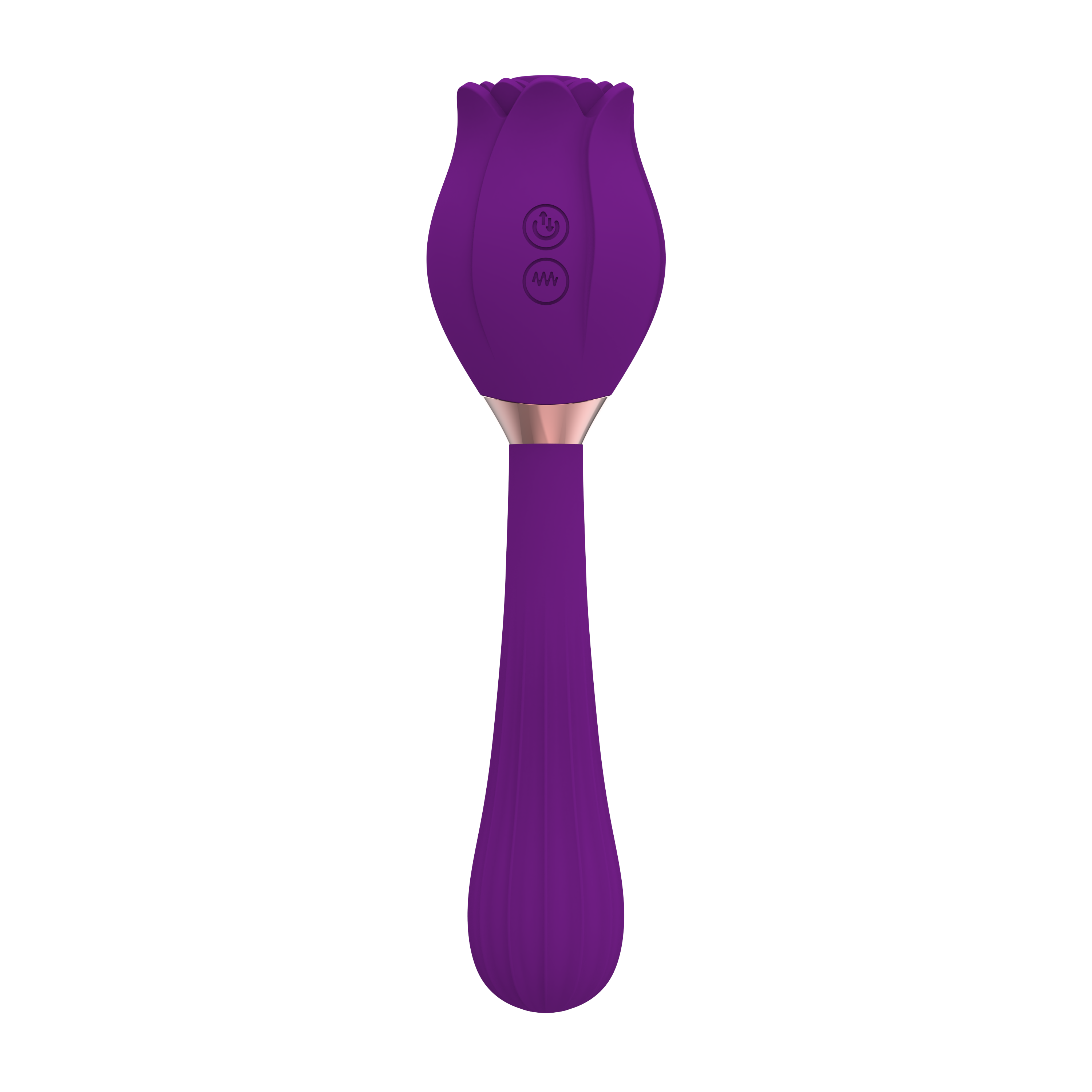 Rose Clit Sucking G Spot Vibrator - Handheld Nipple Sucker Female Sex Toys