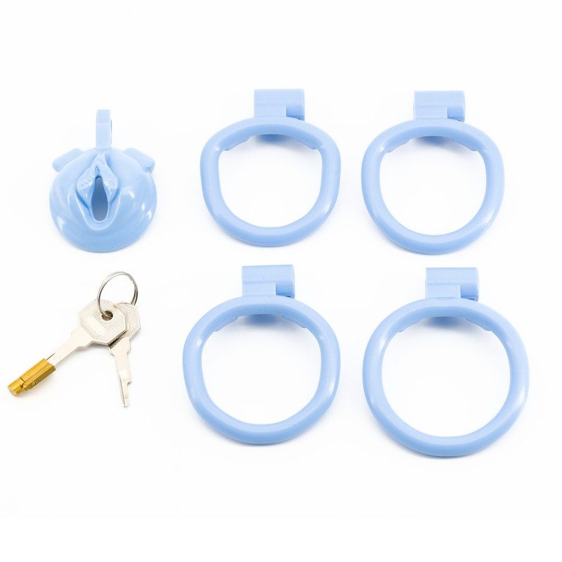Pussy Shaped Resin Chastity Cage