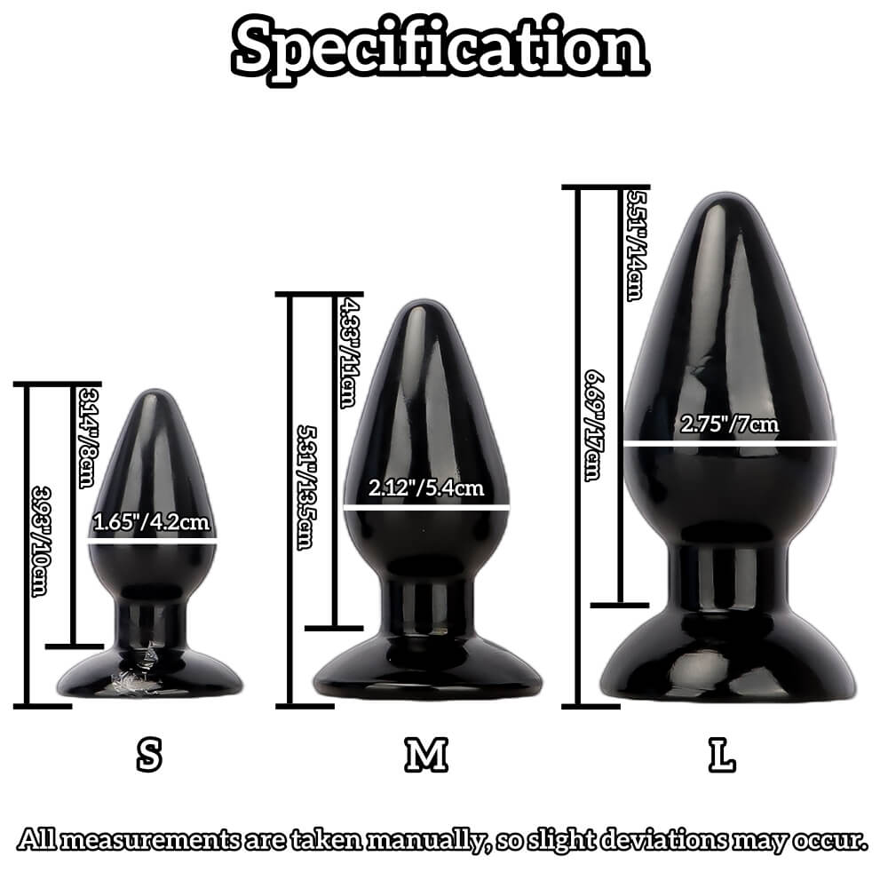 PVC Anal Plug - Tarisss Sex Toy Store