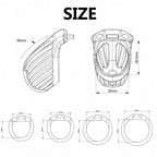 Athena Resin Male Chastity Cage Kit – Breathable Design
