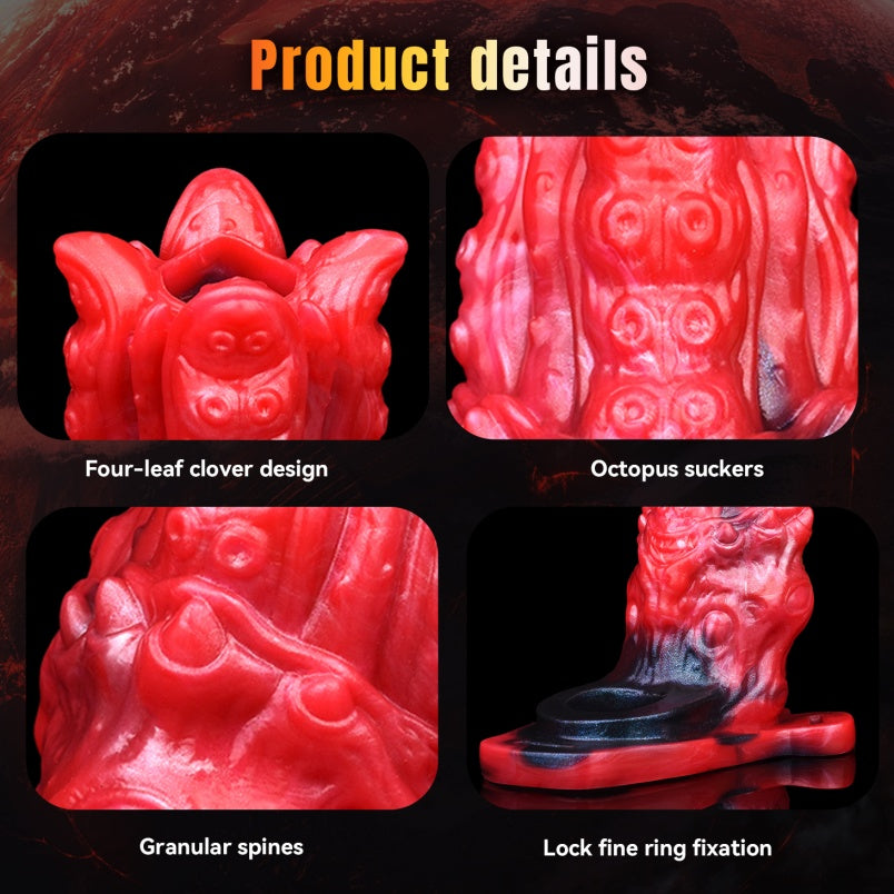 Monsterdildo Strap-on Vibrating Penis Sleeve - Half-Wrap Hollow Dildo Cock Sheath Extender