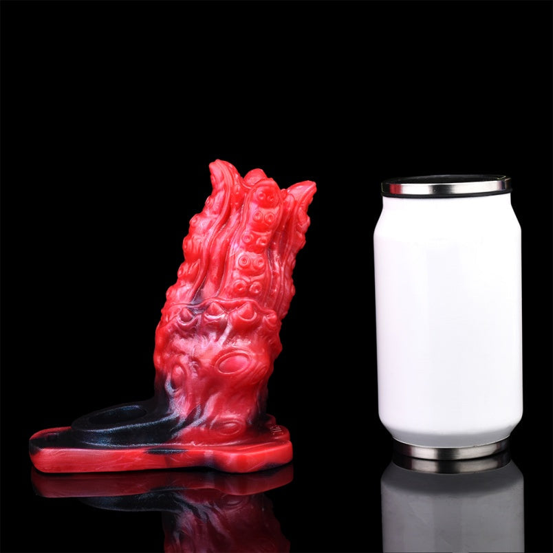 Monsterdildo Strap-on Vibrating Penis Sleeve - Half-Wrap Hollow Dildo Cock Sheath Extender