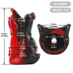 Akainu Vertical Ball Gag Kinky Bondage Set - Bad Dragon Oral Restraint Oral Sex Toys for Women Men