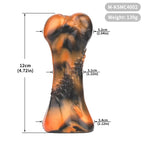 Ink-Orange Bone Mouth Gag Bondage Set - Fantasy Oral Kinky Sex Toys for Women Men