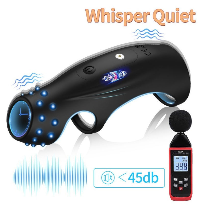 G-Spot Stimulating Vibrating Silicone Cock Ring – Ejaculation Control Sex Toys for Man ED Support