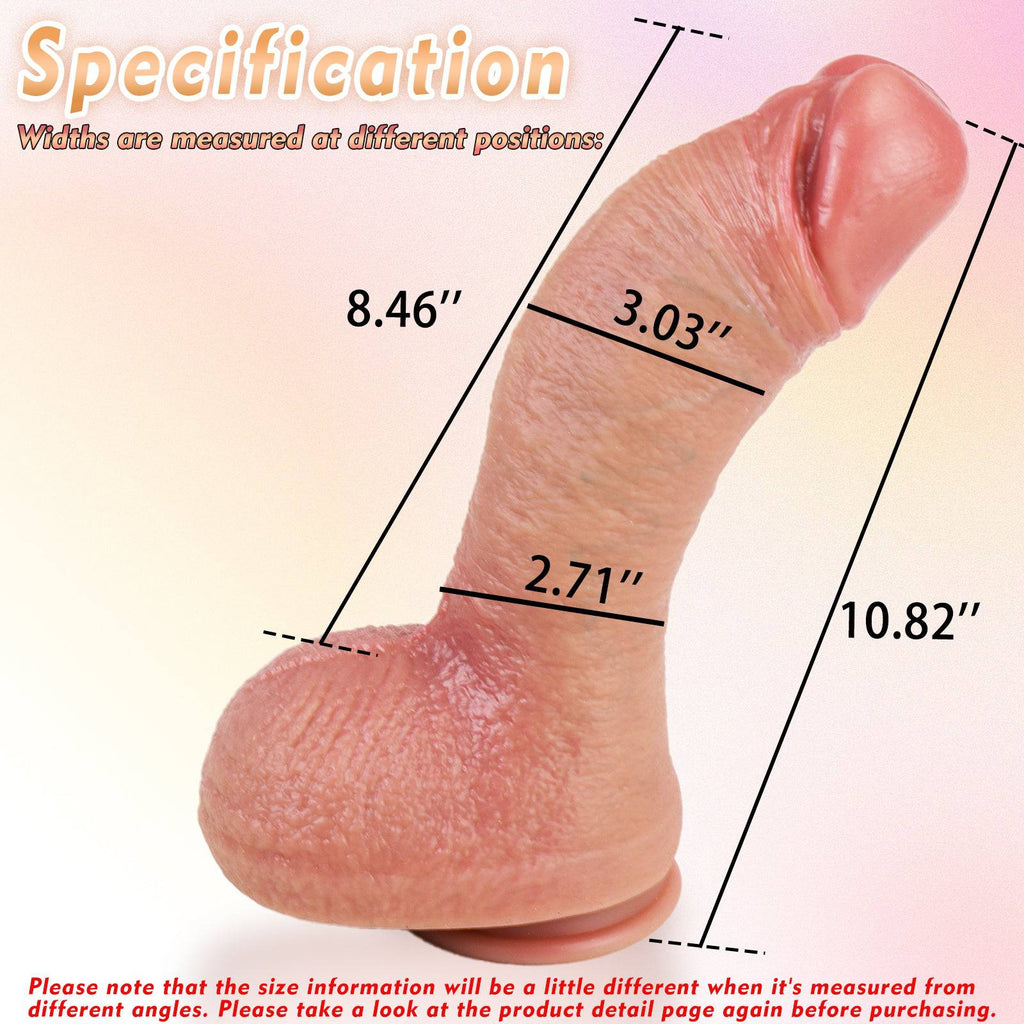 Raging Storm 10 Inch Extra Thick Most Realistic Dildo - Tarisss Sex Toy Store