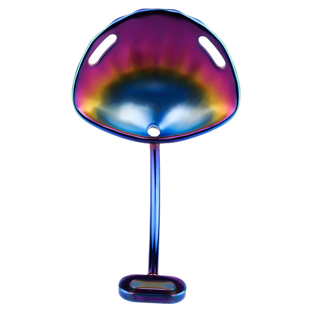 Rainbow Shell - Design Chastity Cage with Red Adjustable Harness - Tarisss Sex Toy Store