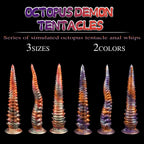 Rainbow Spiral Beast Twisting Fantasy Dildo with Suction Cup - Tarisss Sex Toy Store