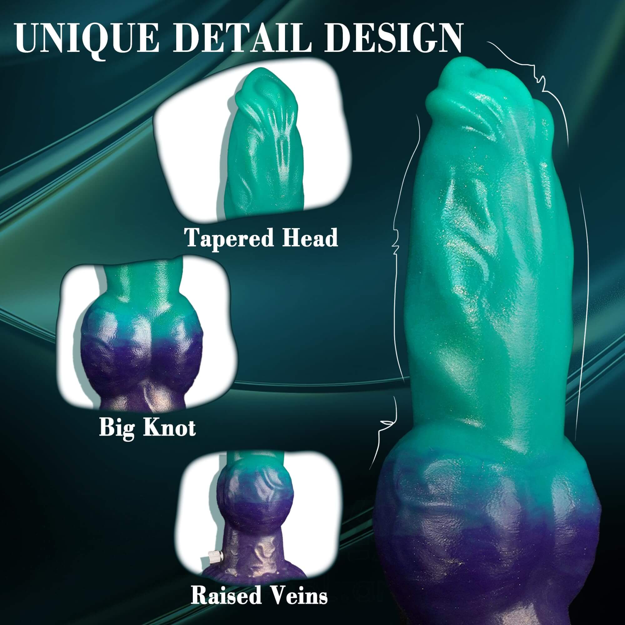 Reagan 8 Inch Inflatable Dildo - Tarisss Sex Toy Store