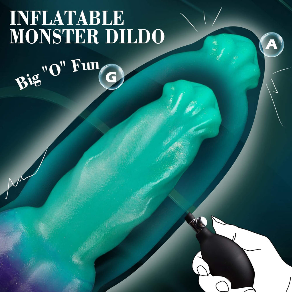 Reagan 8 Inch Inflatable Dildo - Tarisss Sex Toy Store