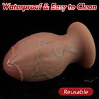 RealFeel Silicone Butt Plug with Pronounced Veins - Tarisss Sex Toy Store