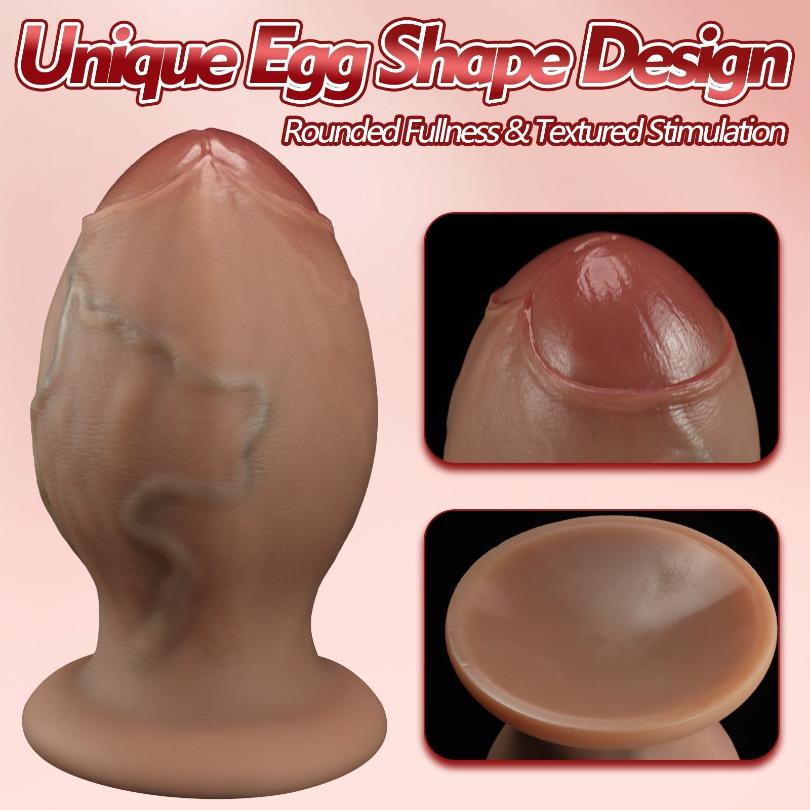 RealFeel Silicone Butt Plug with Pronounced Veins - Tarisss Sex Toy Store