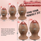 RealFeel Silicone Butt Plug with Pronounced Veins - Tarisss Sex Toy Store