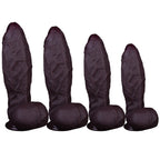 Realistic Big Dark Brown Silicone Dildo with Strong Suction Base - Tarisss Sex Toy Store