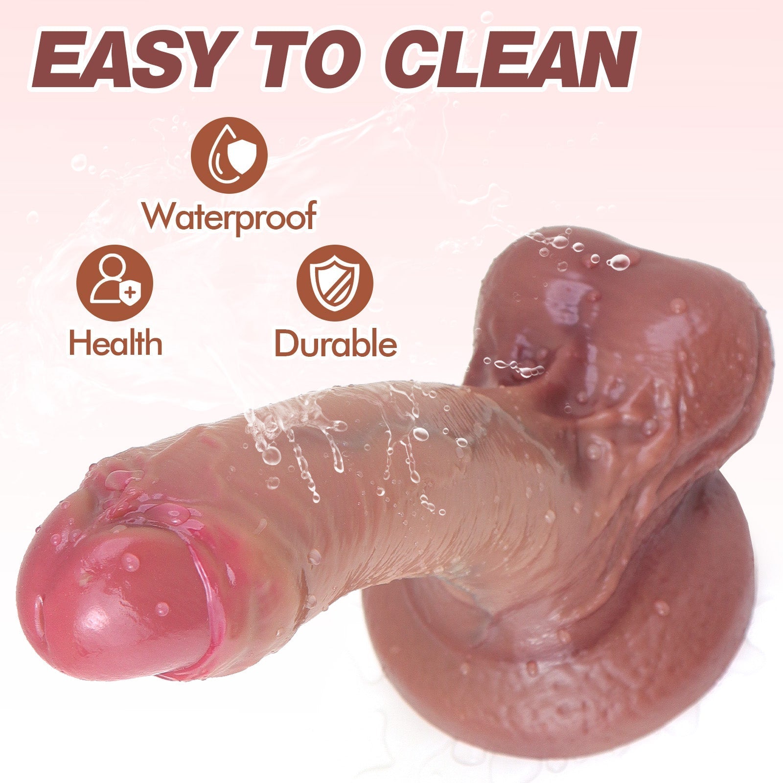 Realistic Curved Design with Suction Base - Tarisss Sex Toy Store